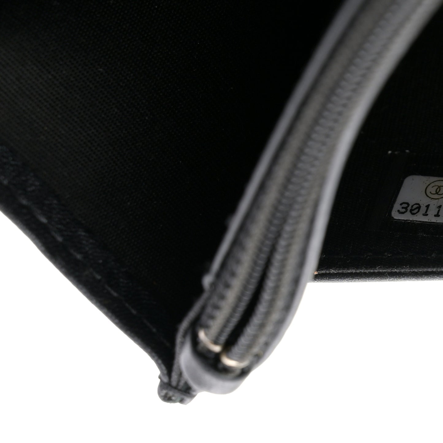 Caviar Quilted Vintage Mademoiselle Wallet On Chain WOC Black
