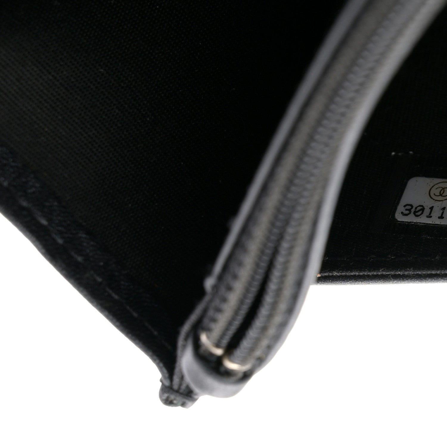 Chanel Caviar Quilted Vintage Mademoiselle Wallet On Chain WOC Black 7 of 11