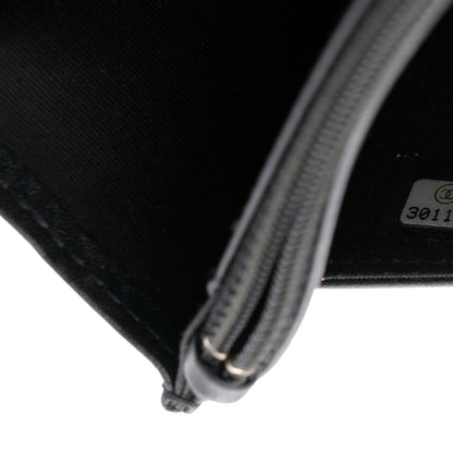 Chanel Caviar Quilted Vintage Mademoiselle Wallet On Chain WOC Black 7 of 11