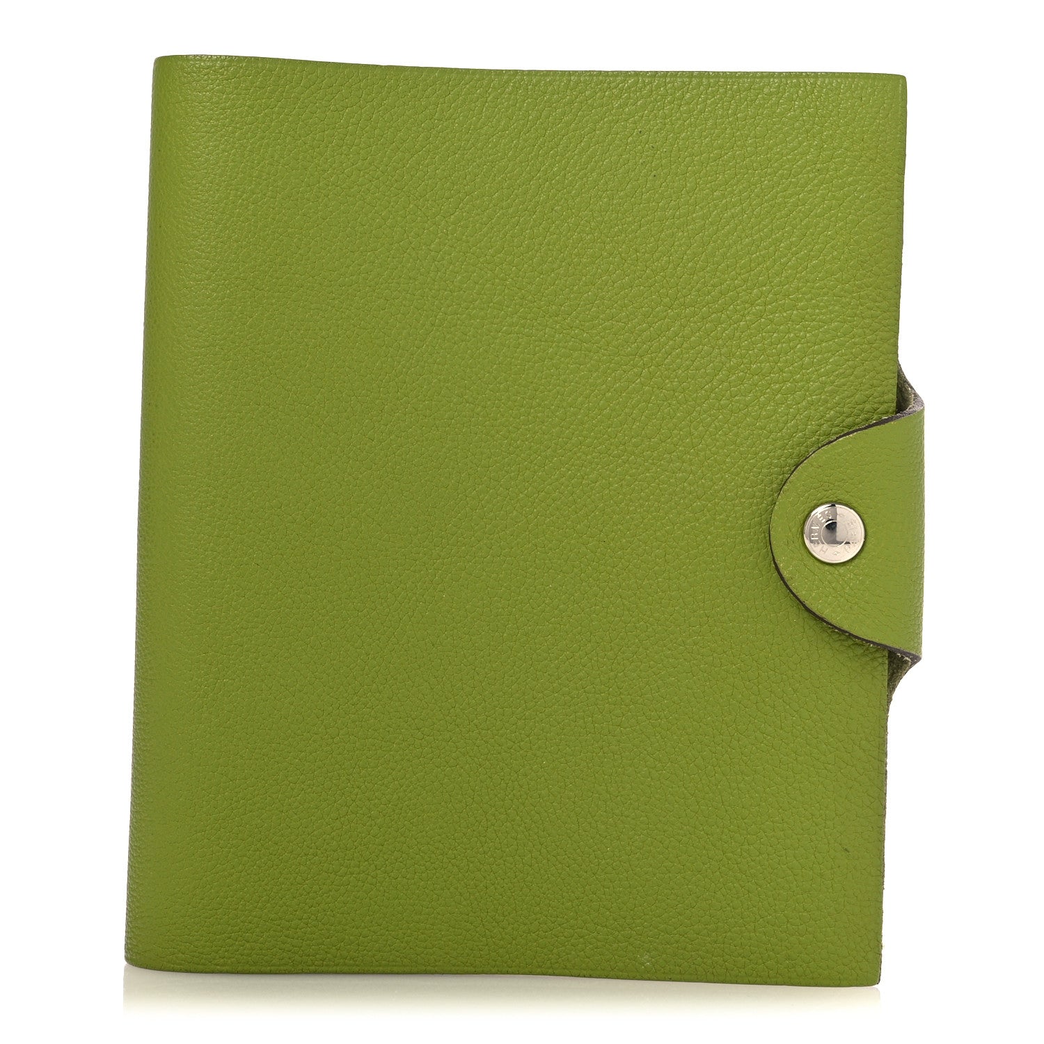 Hermes Togo Ulysse PM Notebook Cover Vert Anis 1 of 7
