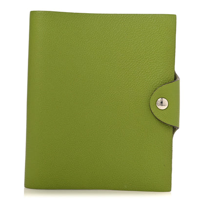 Hermes Togo Ulysse PM Notebook Cover Vert Anis 1 of 7