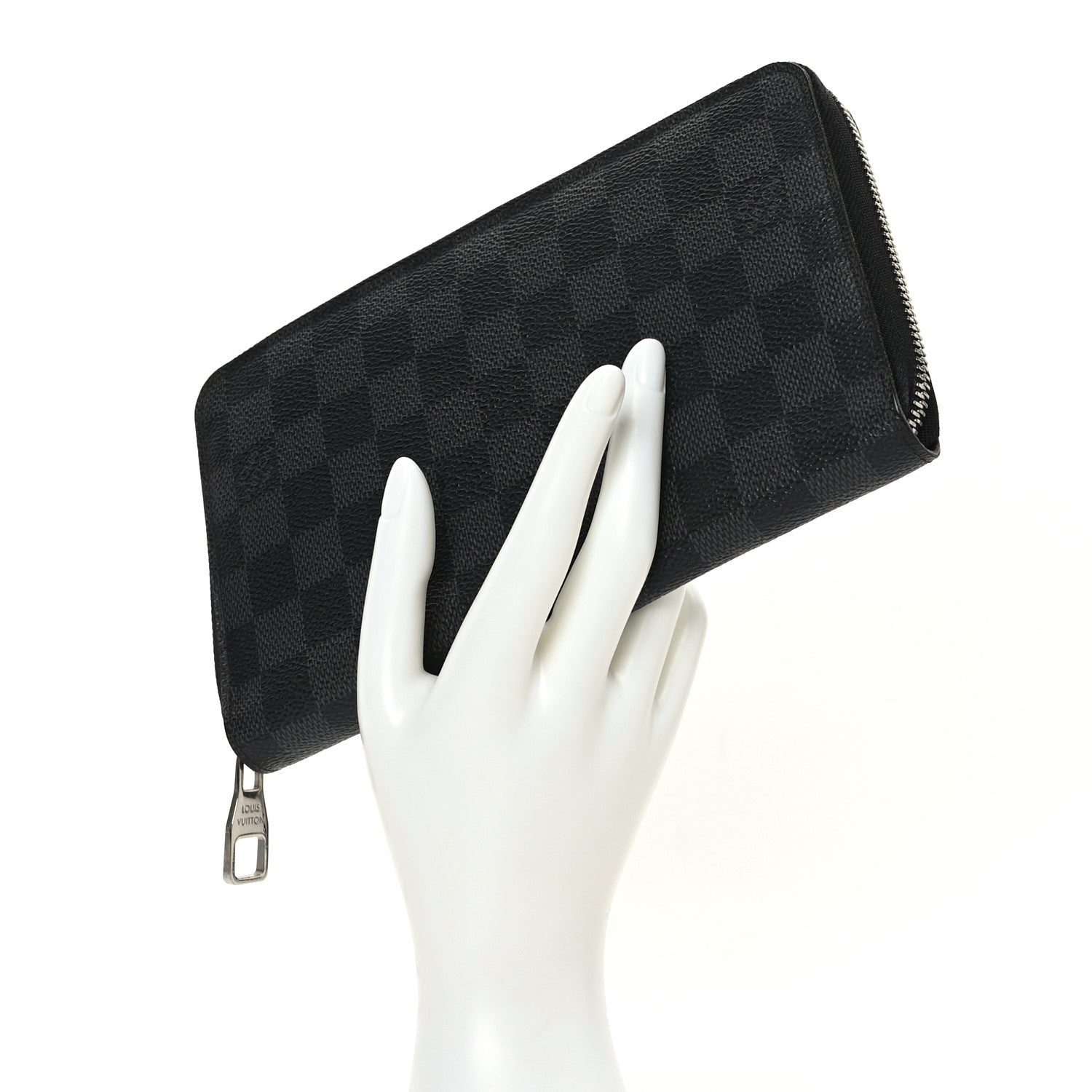 Louis Vuitton Damier Graphite Zippy Organizer Wallet 2 of 8