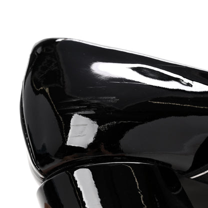 Louis Vuitton Patent Uncover Pumps 38 Black 10 of 11