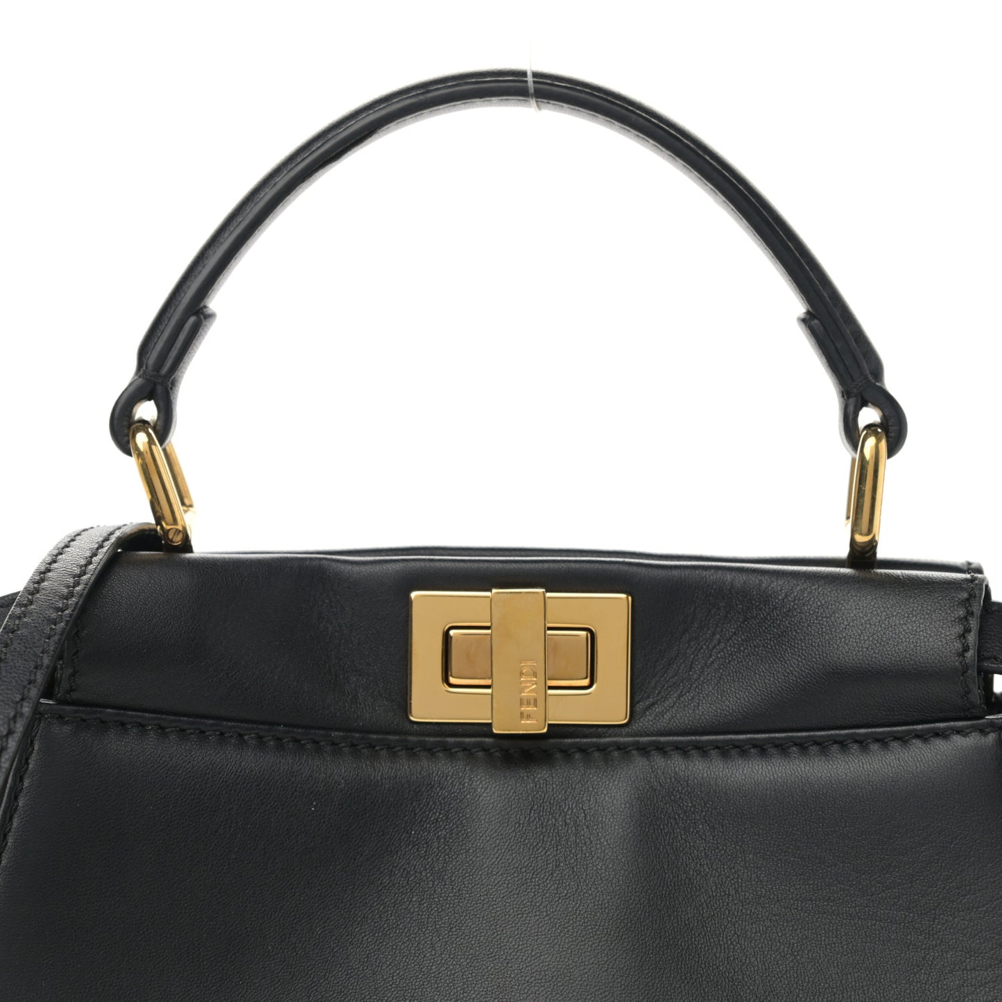 Nappa Mini Peekaboo Iconic Satchel Black