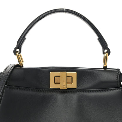 Fendi Nappa Mini Peekaboo Iconic Satchel Black 9 of 11