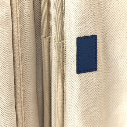 Gucci Calfskin GG Tennis Embossed Small Savoy Cabin Trolley Intense Metal Blue 5 of 9