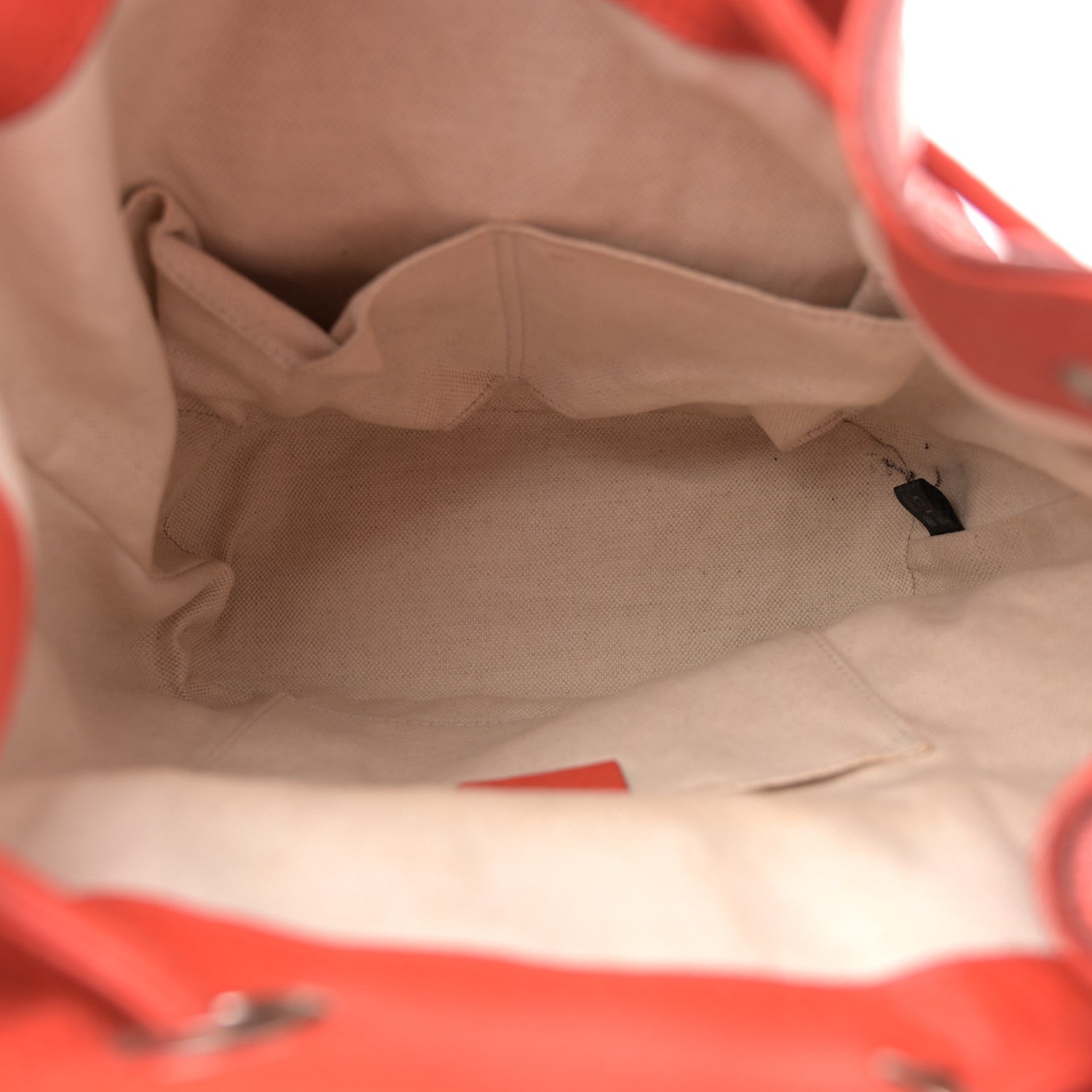 Gucci Calfskin Small Bamboo Backpack Orange 5 of 13