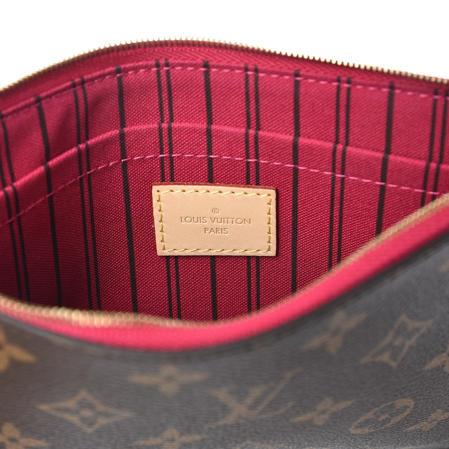 Monogram Neverfull MM GM Pochette Pivoine