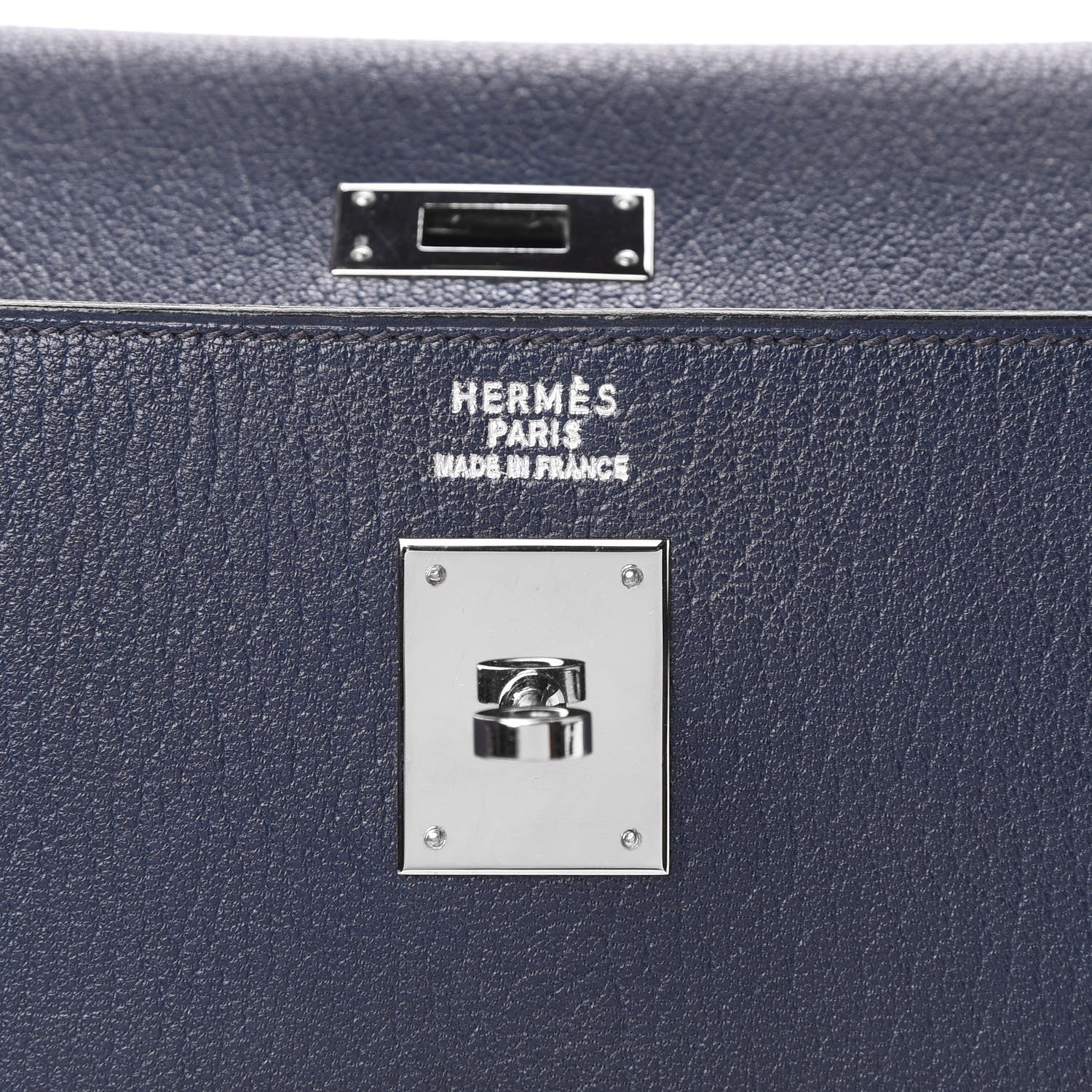Hermes Chevre de Coromandel Kelly Sellier 35 Bleu Thalassa 7 of 11