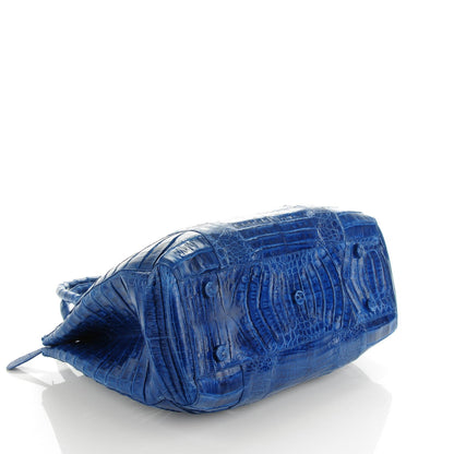 Nancy Gonzalez Crocodile Executive Double Zip Tote Blue 4 of 7