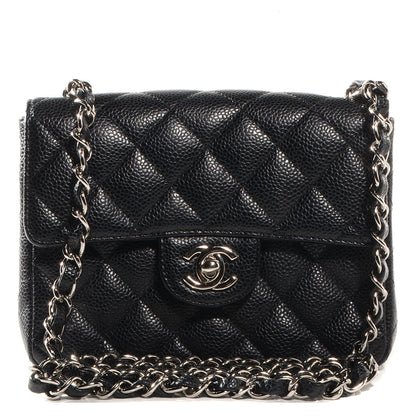 Chanel Caviar Quilted Mini Square Flap Bag Black 1 of 9