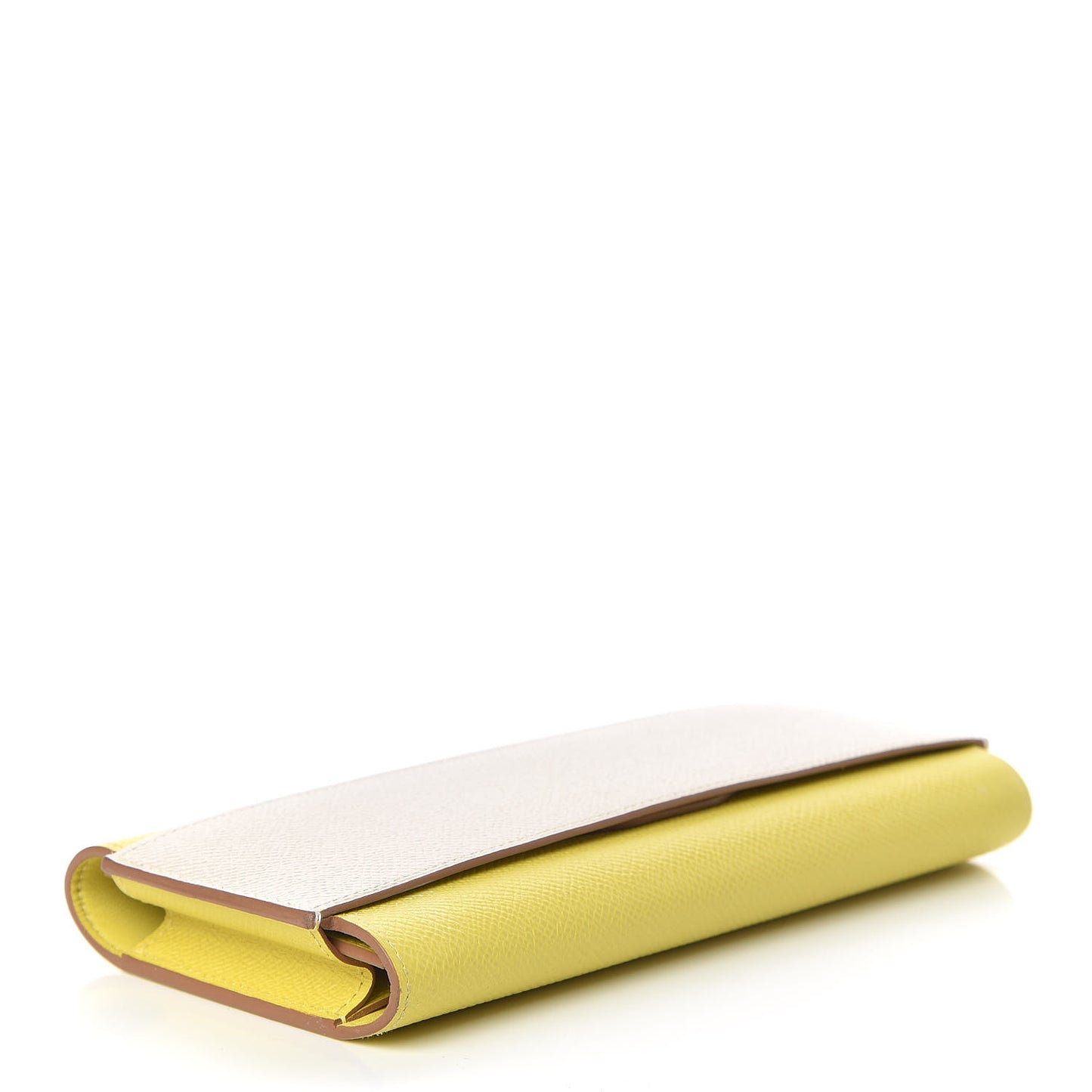 Epsom Passant Long Wallet Craie Lime