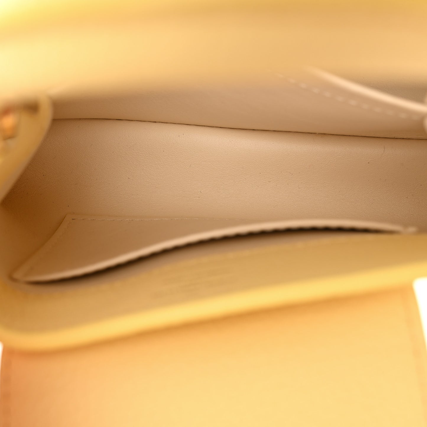 Taurillon Mini Capucines Jaune Plume