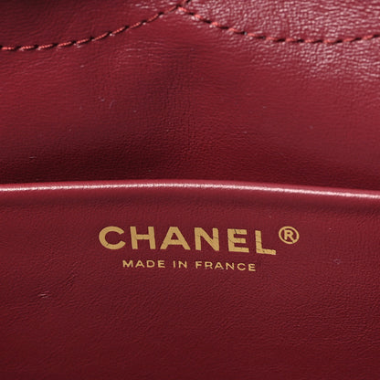 Chanel Grained Calfskin Small Souplissimo Maxi Flap Burgundy 11 of 21