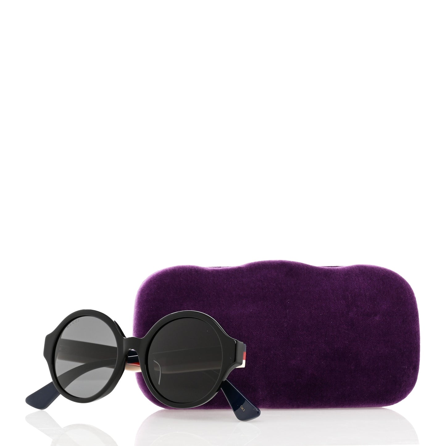 Round Web Sunglasses GG0280SA Black