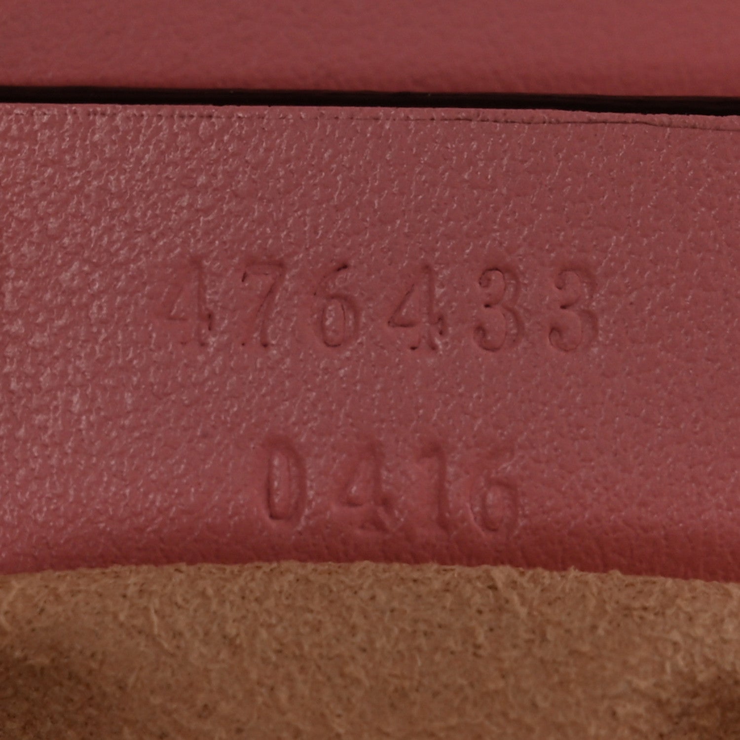 Gucci Calfskin Matelasse Super Mini GG Marmont Shoulder Bag Wild Rose 7 of 10