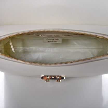 Christian Dior Grained Calfskin Top Handle Flap White 6 of 18