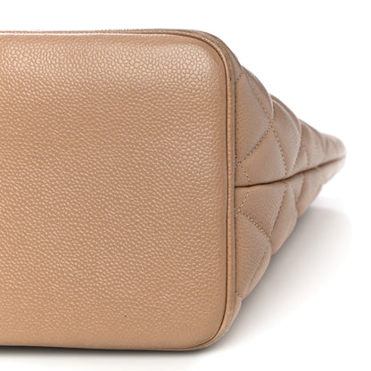 Chanel Caviar Quilted Medallion Tote Beige 9 of 10