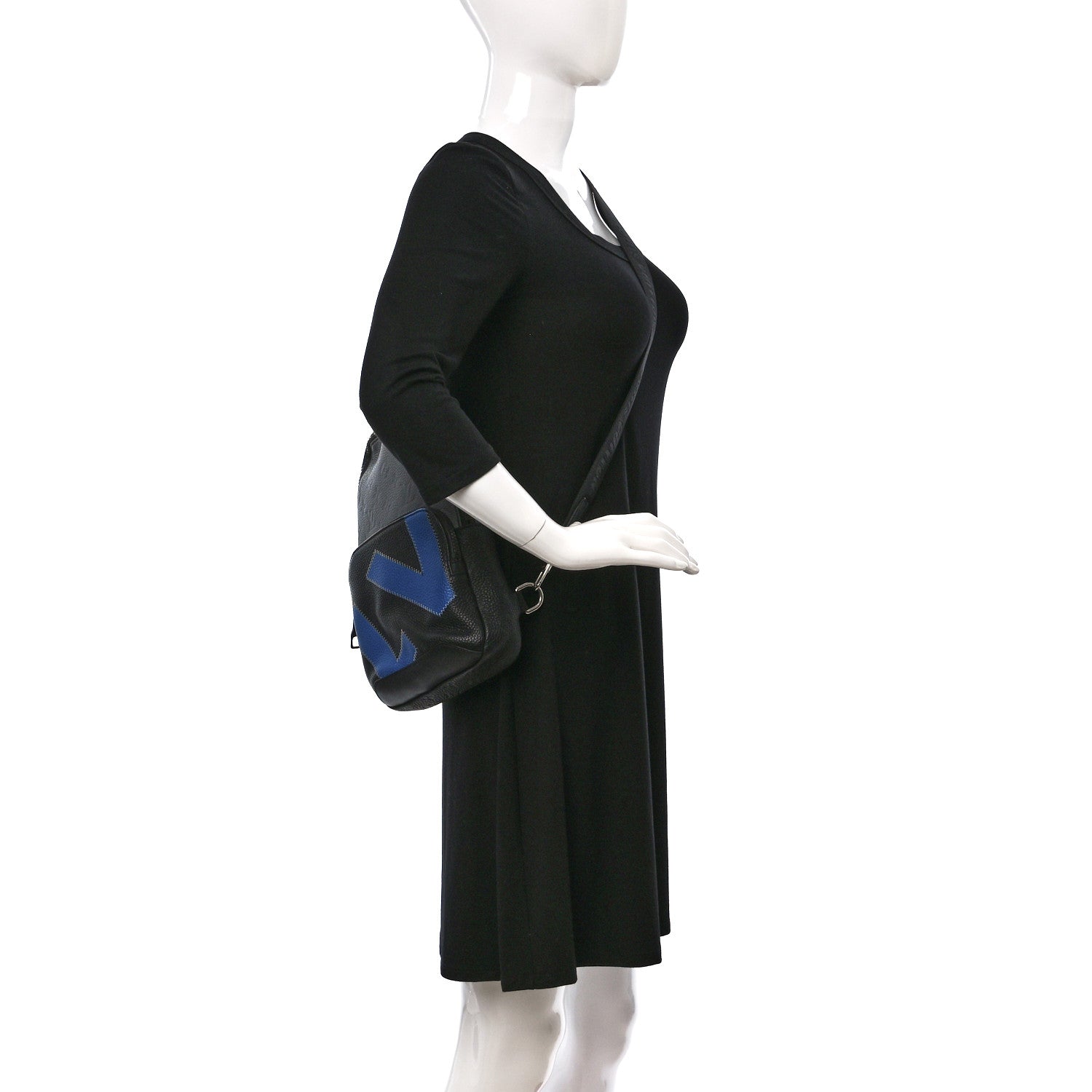 Louis Vuitton Empreinte Avenue Sling Bag Grey Blue 2 of 12