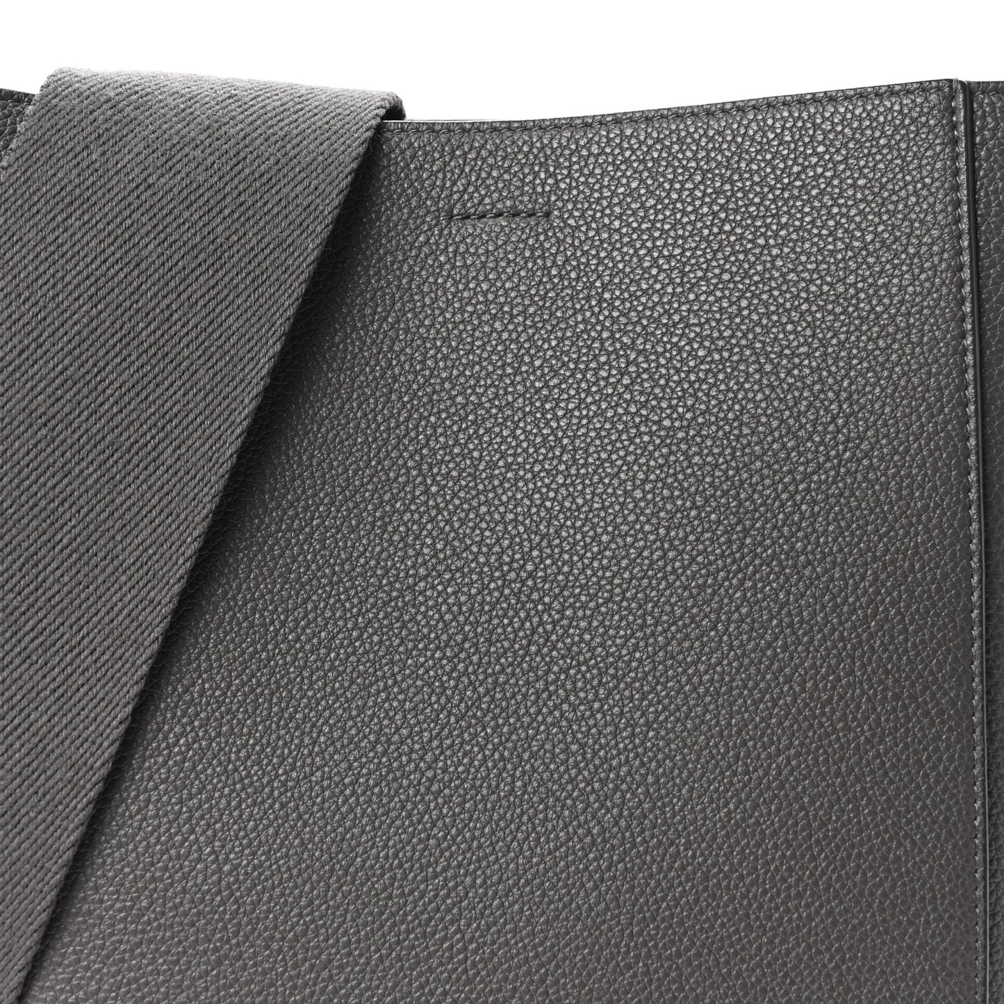 Soft Grained Calfskin Small Sangle Bucket Bag Kohl