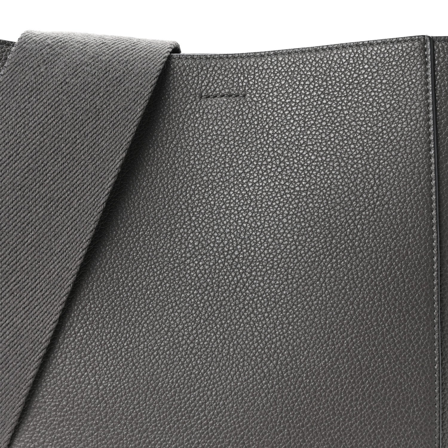Celine Soft Grained Calfskin Small Sangle Bucket Bag Kohl 7 of 9