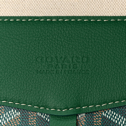Goyard Goyardine Calfskin Cisalpin Document Case Green 6 of 9