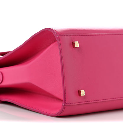 Delvaux Calfskin GM Tempete Satchel Fuchsia 7 of 8