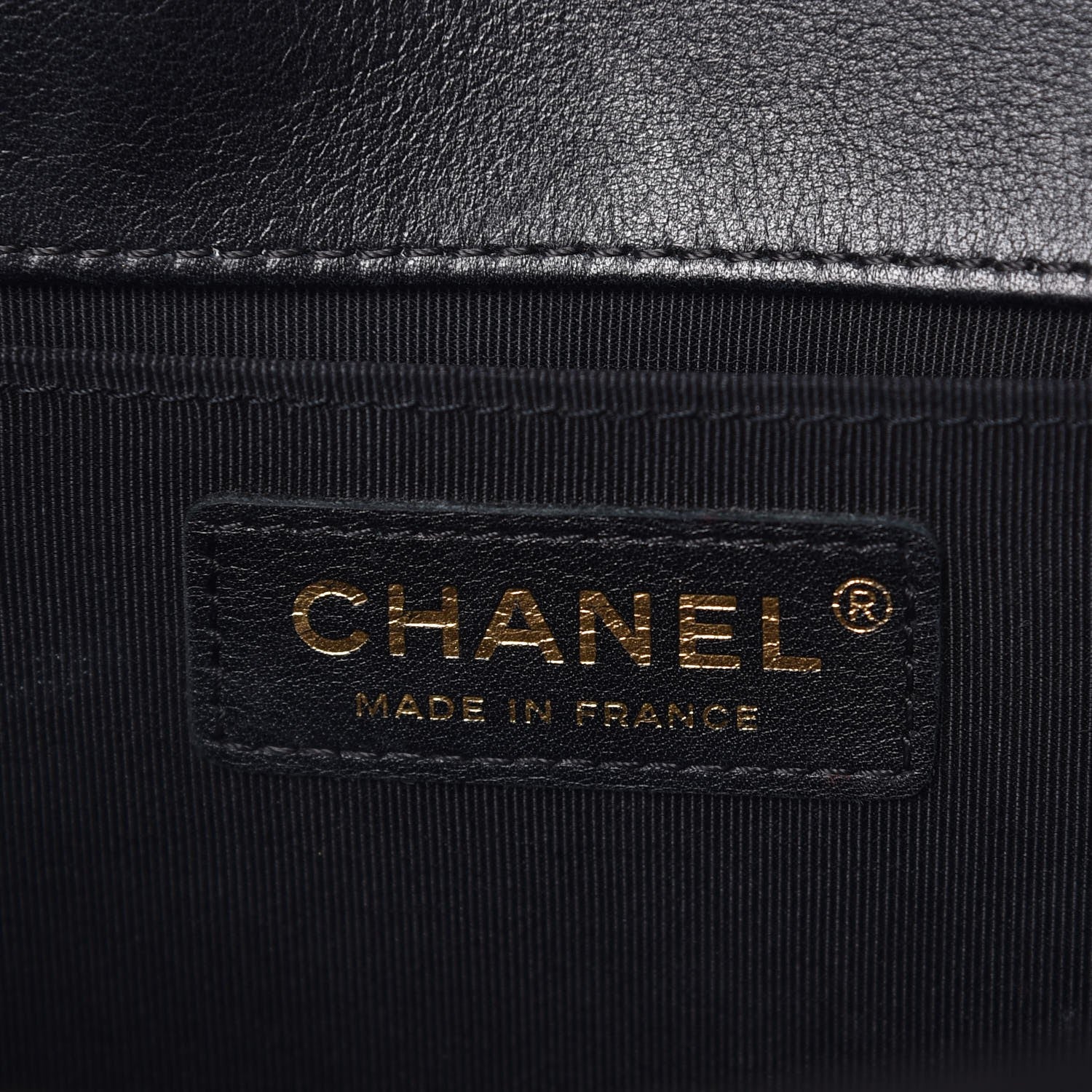 Chanel Lambskin Quilted Medium Boy Flap Black 6 of 7