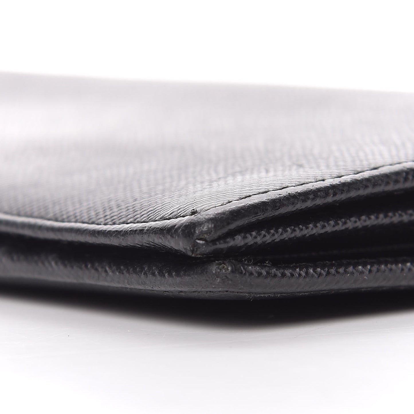 Saffiano Flap Wallet Black