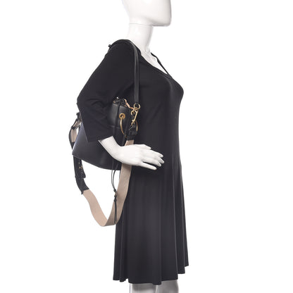Chloe Smooth Calfskin Small Roy Bucket Bag Black 2 of 11