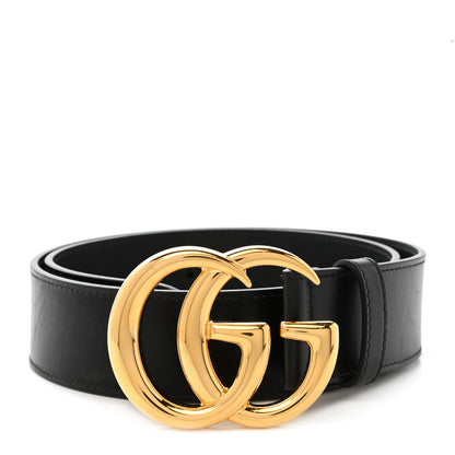 Gucci Plutone Calfskin Double G 40mm Belt 75 30 Black 1 of 8