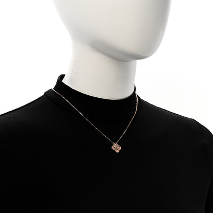 Van Cleef & Arpels 18K Rose Gold Vintage Alhambra Pendant Necklace 2 of 6