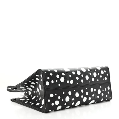 Louis Vuitton Monogram Kusama Dots Onthego MM Black White 4 of 10