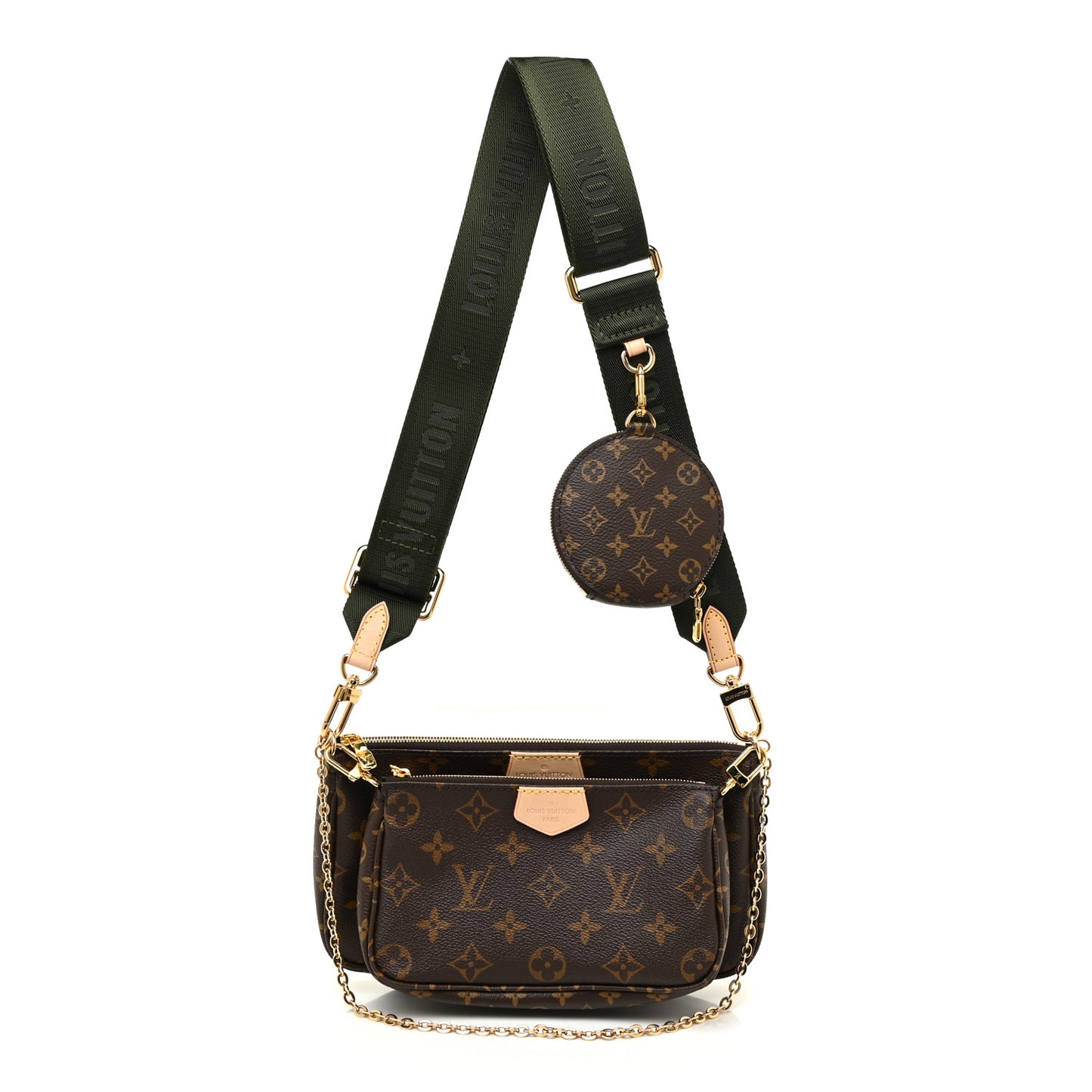 Monogram Multi Pochette Accessories Kaki