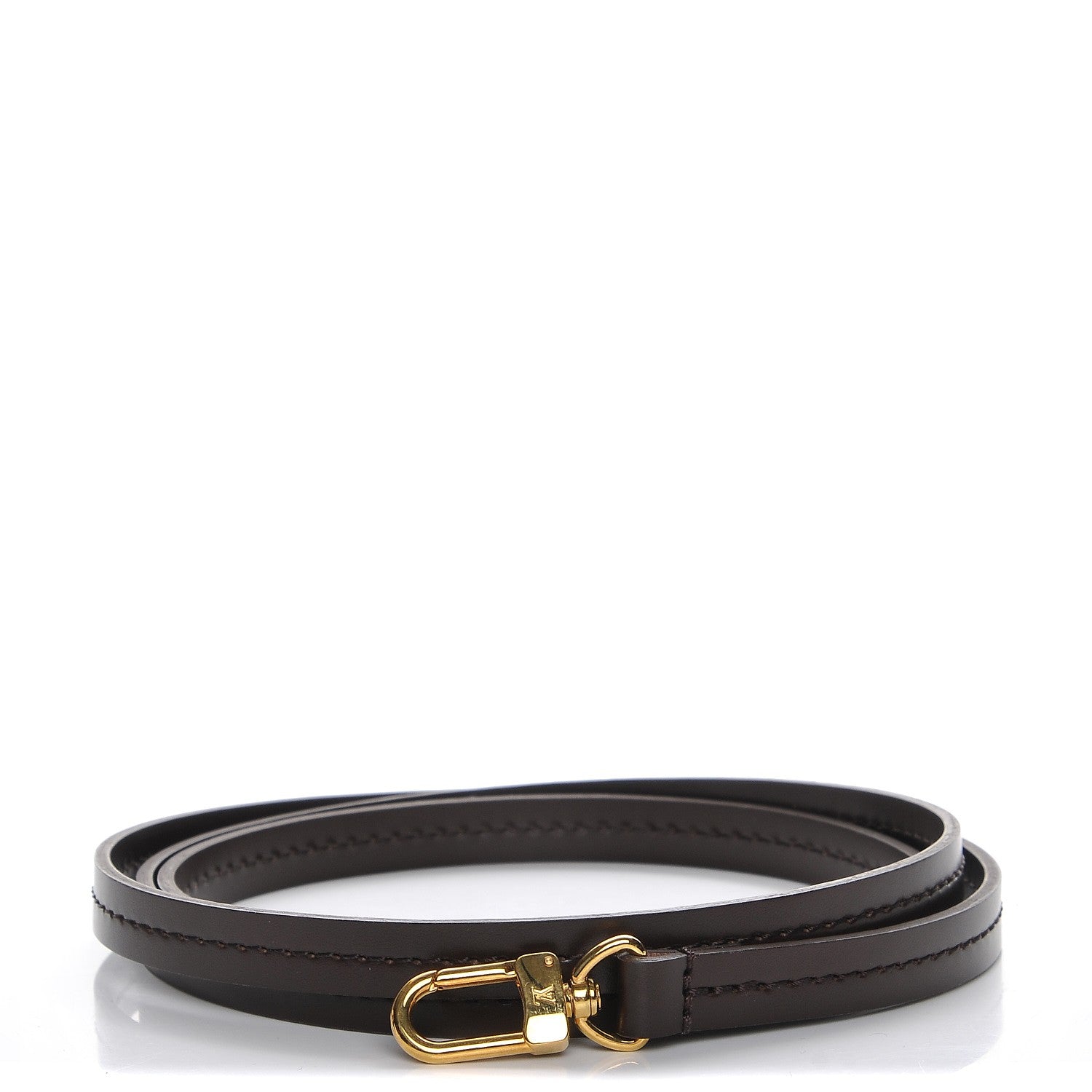 Louis Vuitton Calfskin 12mm Favorite Long Strap Brown 1 of 3