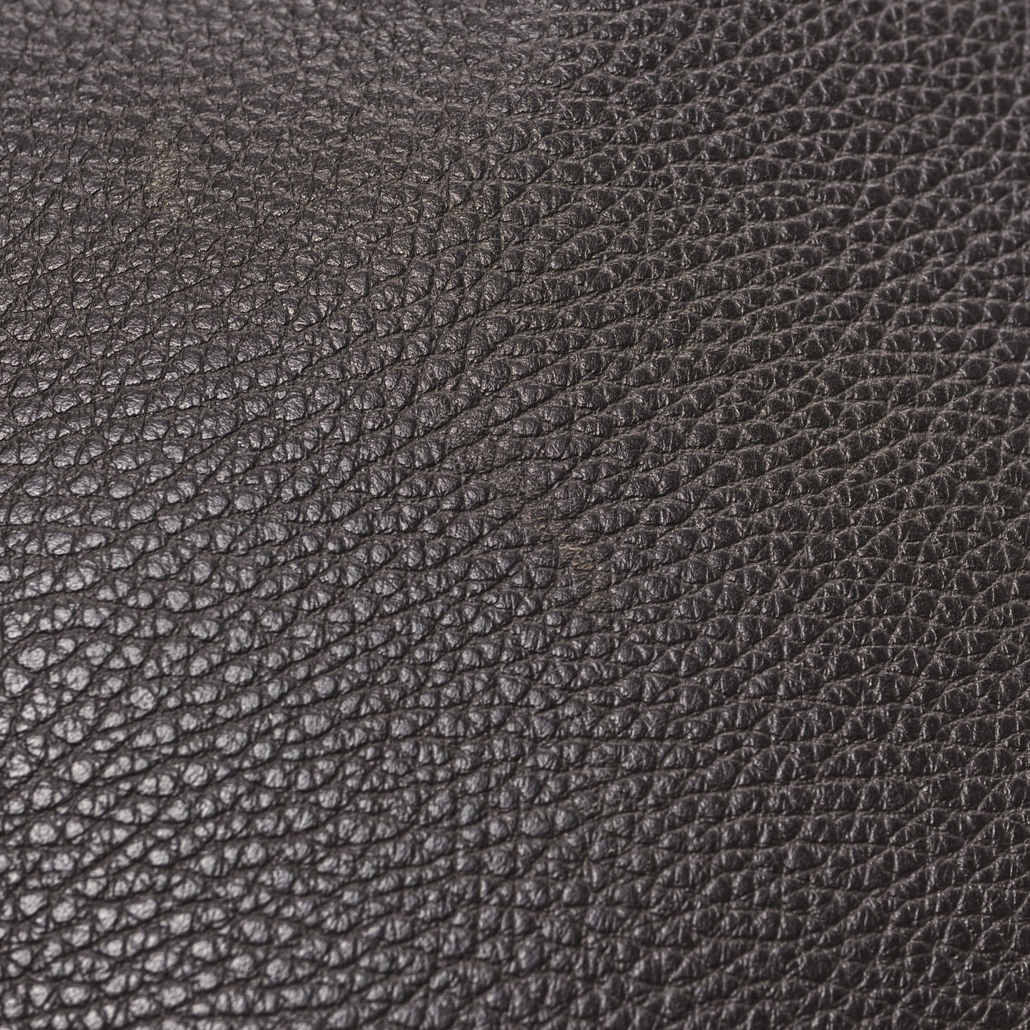 Pebbled Calfskin Large Joy Shoulder Bag Brown