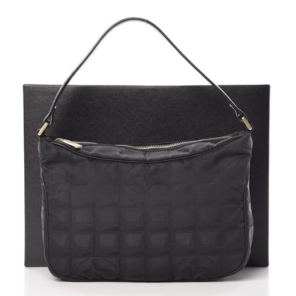 Chanel Nylon Travel Hobo Black 12 of 12