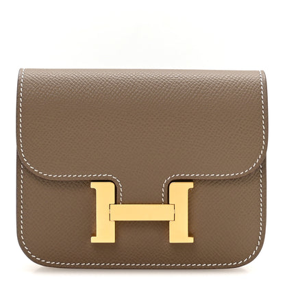 Hermes Epsom Constance Slim Wallet Etoupe 1 of 9
