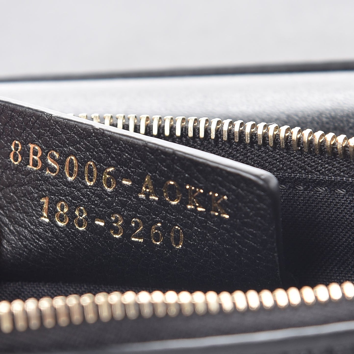 Vitello Liberty Lucido F is Fendi Medium Envelope Wallet on Chain Black