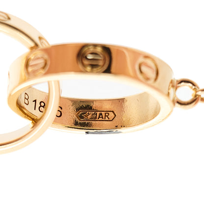 Cartier 18K Yellow Gold Interlocking LOVE Bracelet 4 of 5