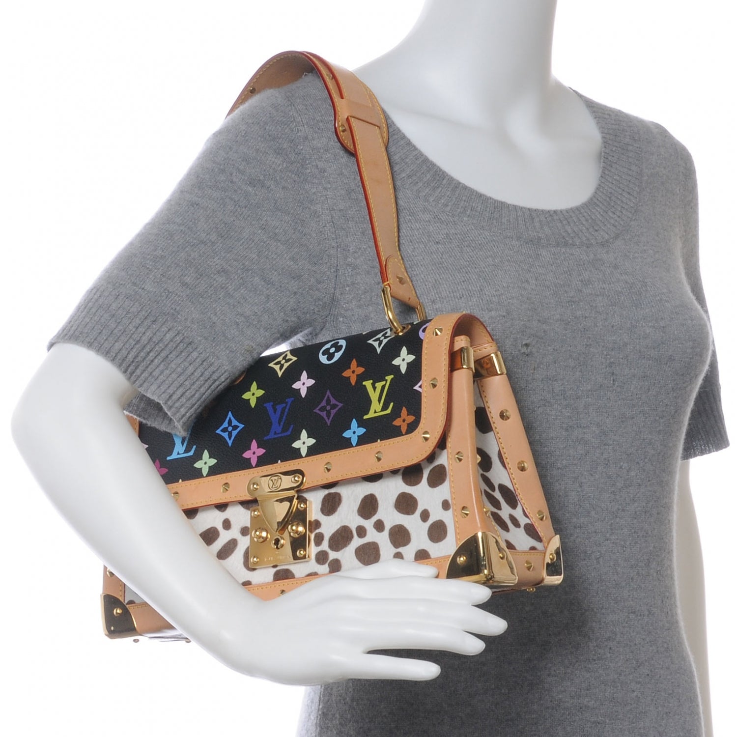 Louis Vuitton Monogram Multicolor Dalmatian Sac Rabat 2 of 7
