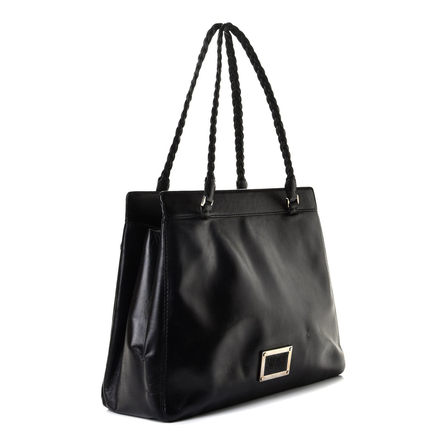 Vitello Lace Demetra Satchel Black