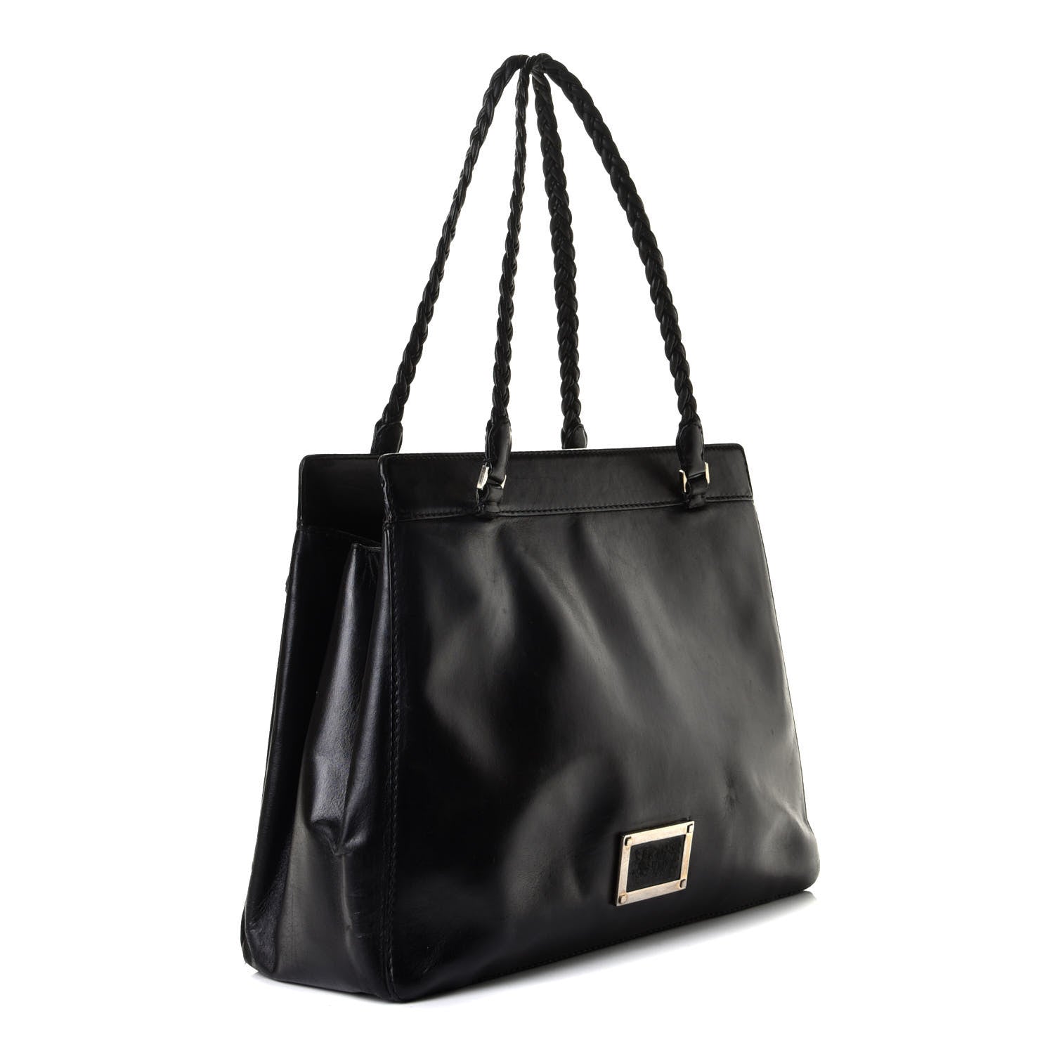 Valentino Garavani Vitello Lace Demetra Satchel Black 2 of 11