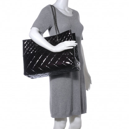 Chanel Patent Quilted Reissue 2.55 Tote Black 2 of 7