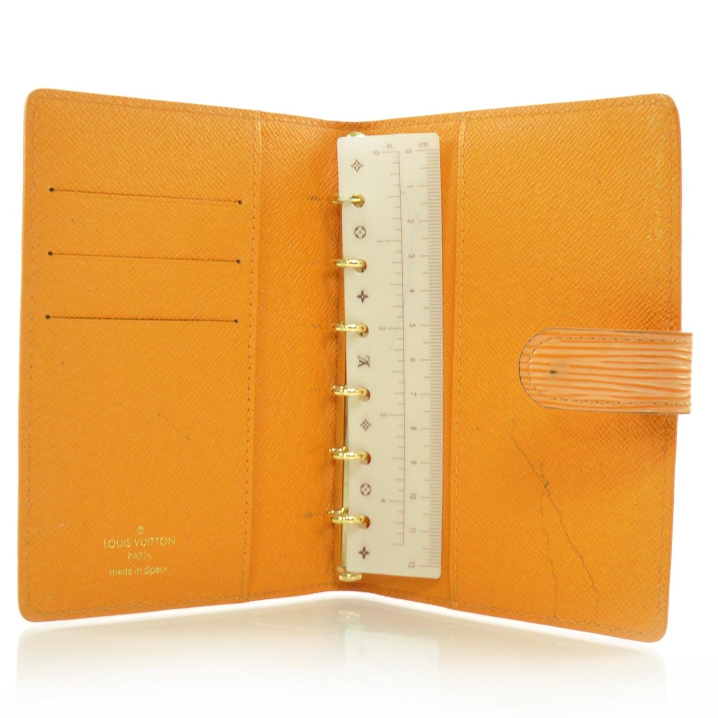 Epi Small Ring Agenda Cover Mandarin