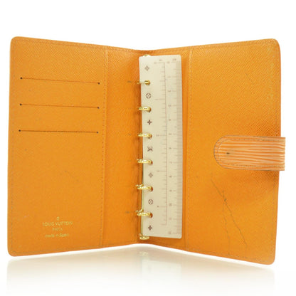 Louis Vuitton Epi Small Ring Agenda Cover Mandarin 6 of 8