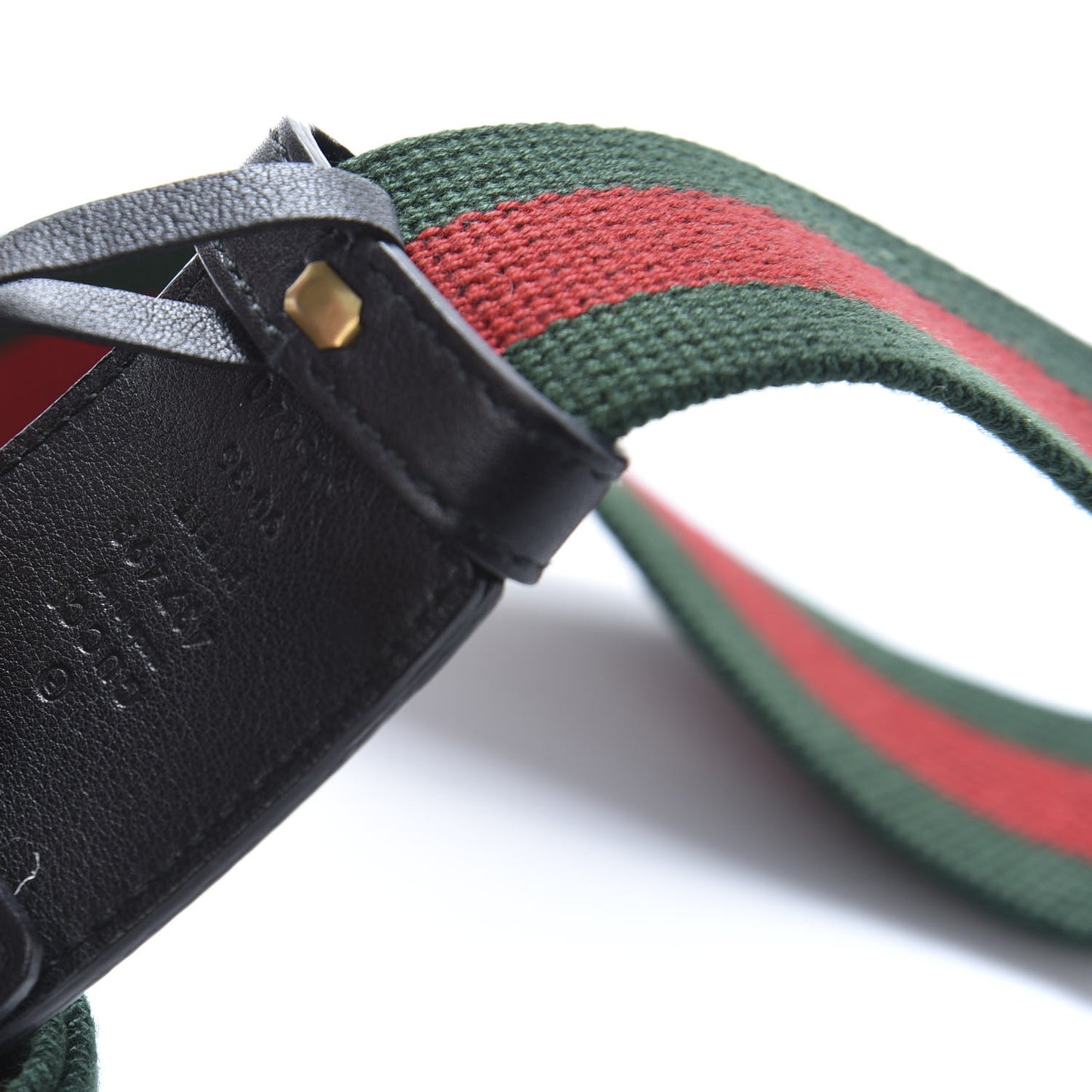 Feline Buckle Web Belt 90 36 Green Red