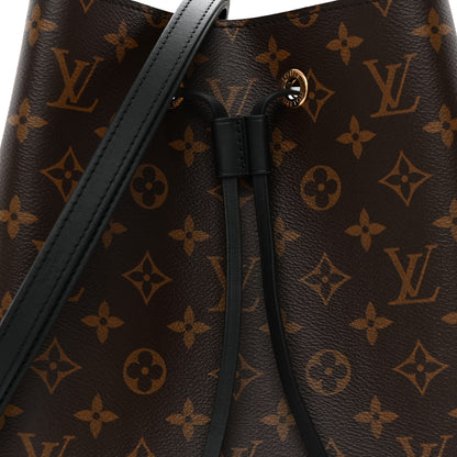 Louis Vuitton Monogram Neonoe MM Black 7 of 10