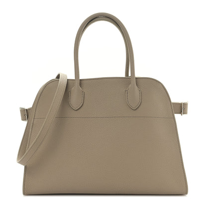 The Row Matte Grained Calfskin Soft Margaux 12 Dark Taupe 1 of 8