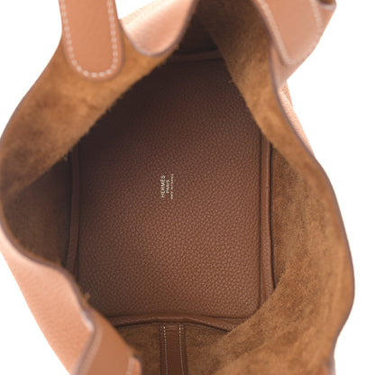 Hermes Taurillon Clemence Picotin Lock 18 PM Gold 5 of 9